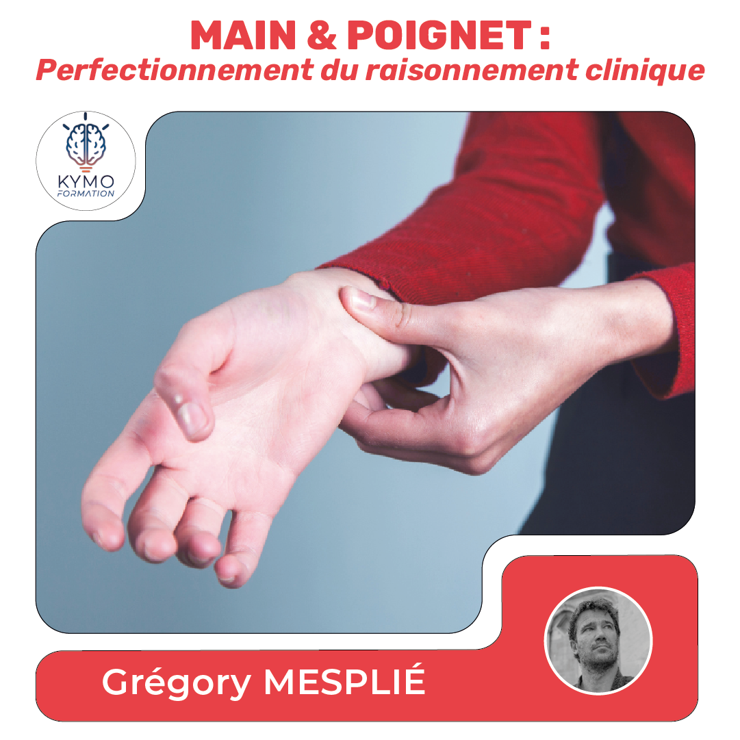 Grégory mesplie main et poignet raisonnement clinique